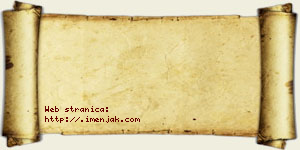 Jana Žujović vizit kartica